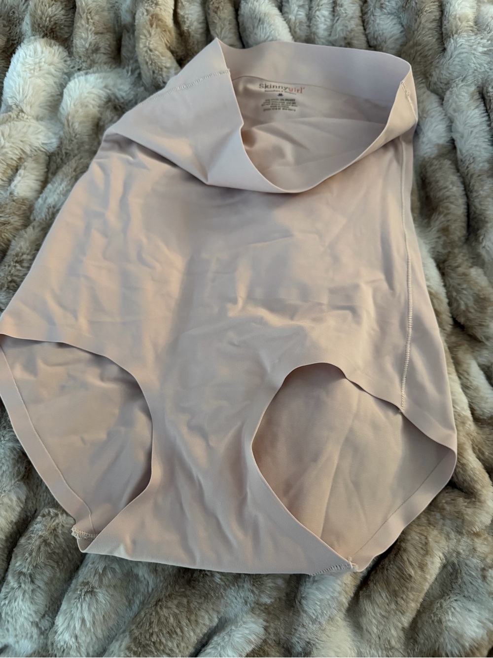 Skinnygirl High-Waist Seamless Shaping Brief in Blush